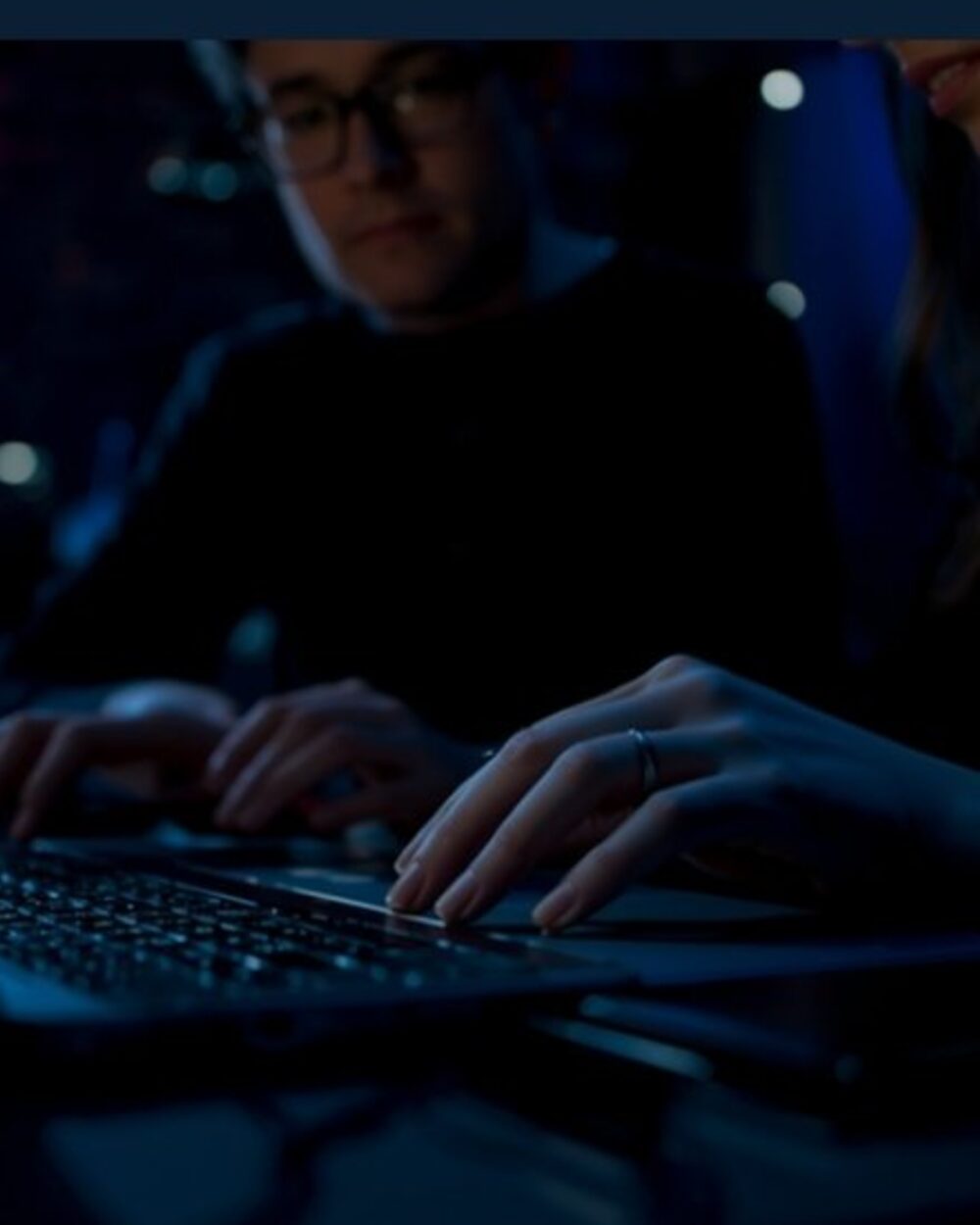 Equipe técnica em operação